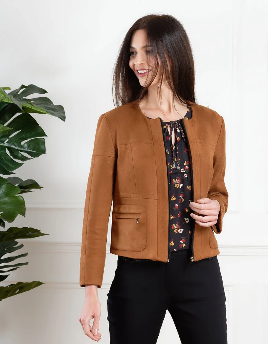 Veste Camel En Suedine 3 Veste Camel En Suedine