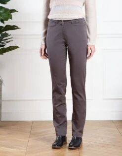 Pantalon Slim Gris Foncé