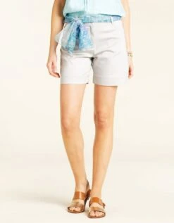 Short Coton Gris