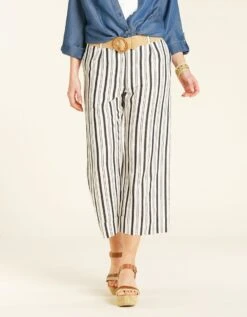 Pantalon Large Beige