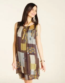 Robe Chic Voile Marron