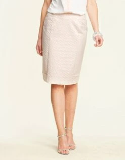 Jupe Chic Tailleur Rose