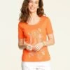 T-shirt 100% Coton Orange -Meilleur Vêtement Magasin image1 20eb4800040