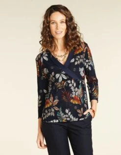 Tunique Cache Coeur Bleue