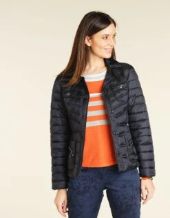 Doudoune Courte Bleue