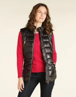 Doudoune Noire Irisée