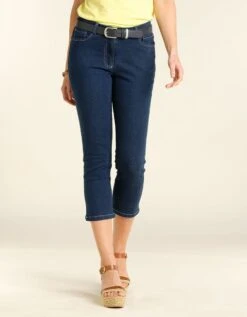 Pantacourt Denim Foncé