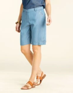 Bermuda Lyocell Bleu