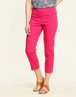 Pantacourt Rose élastiqué