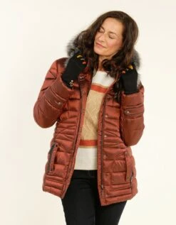 Doudoune Rouille Brillant