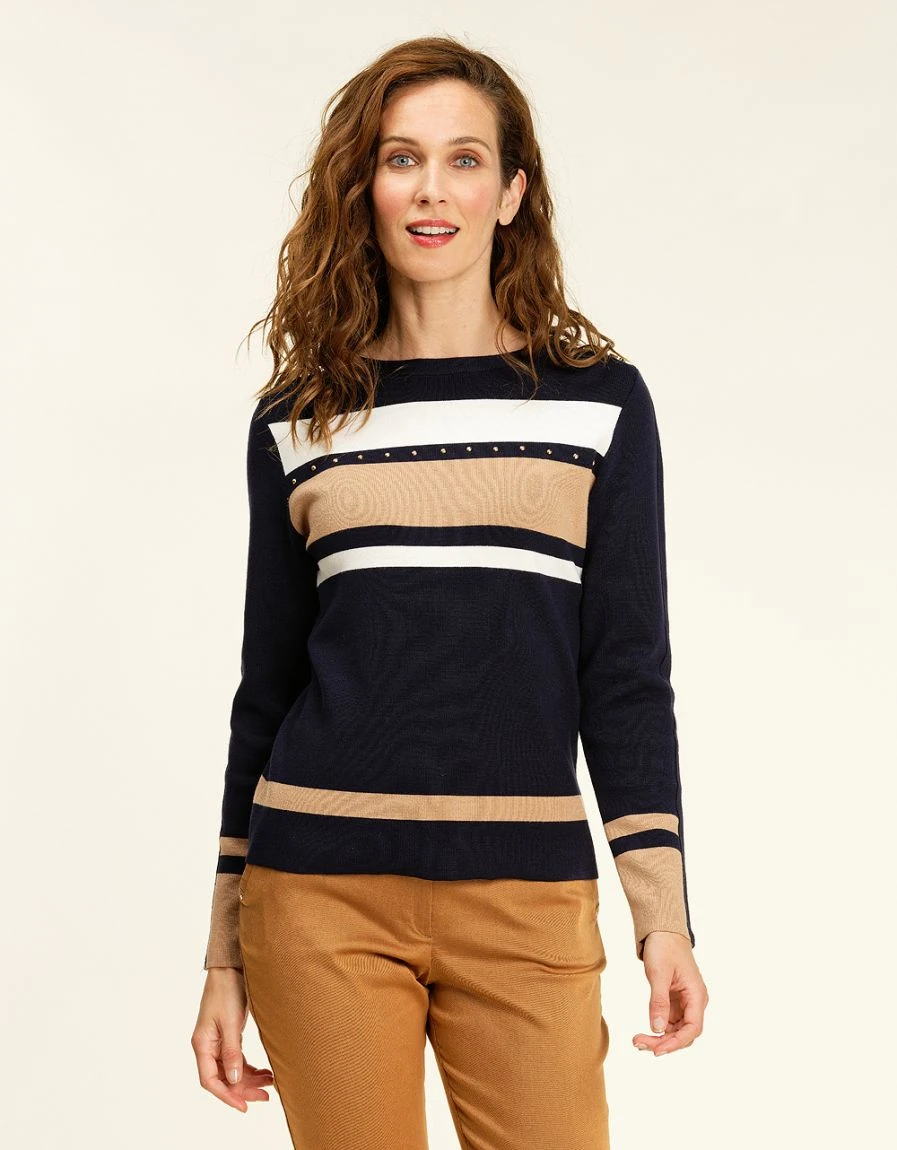 Pull Marine Camel Blanc 3 Pull Marine Camel Blanc