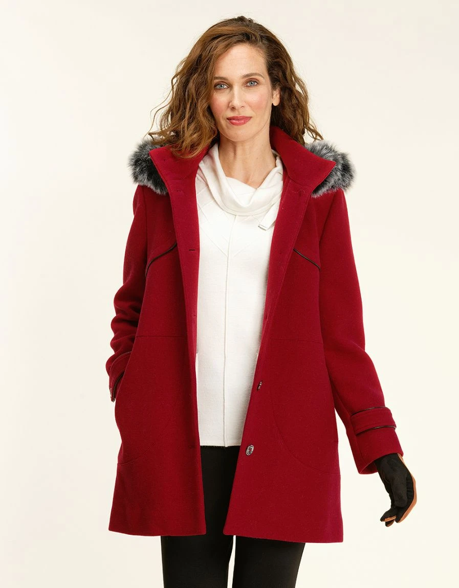 Manteau Laine Rouge 3 Manteau Laine Rouge
