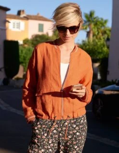 Bombers Orange100% Lin