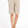Bermuda Beige 100% Lin -Meilleur Vêtement Magasin image1 22ed0706066