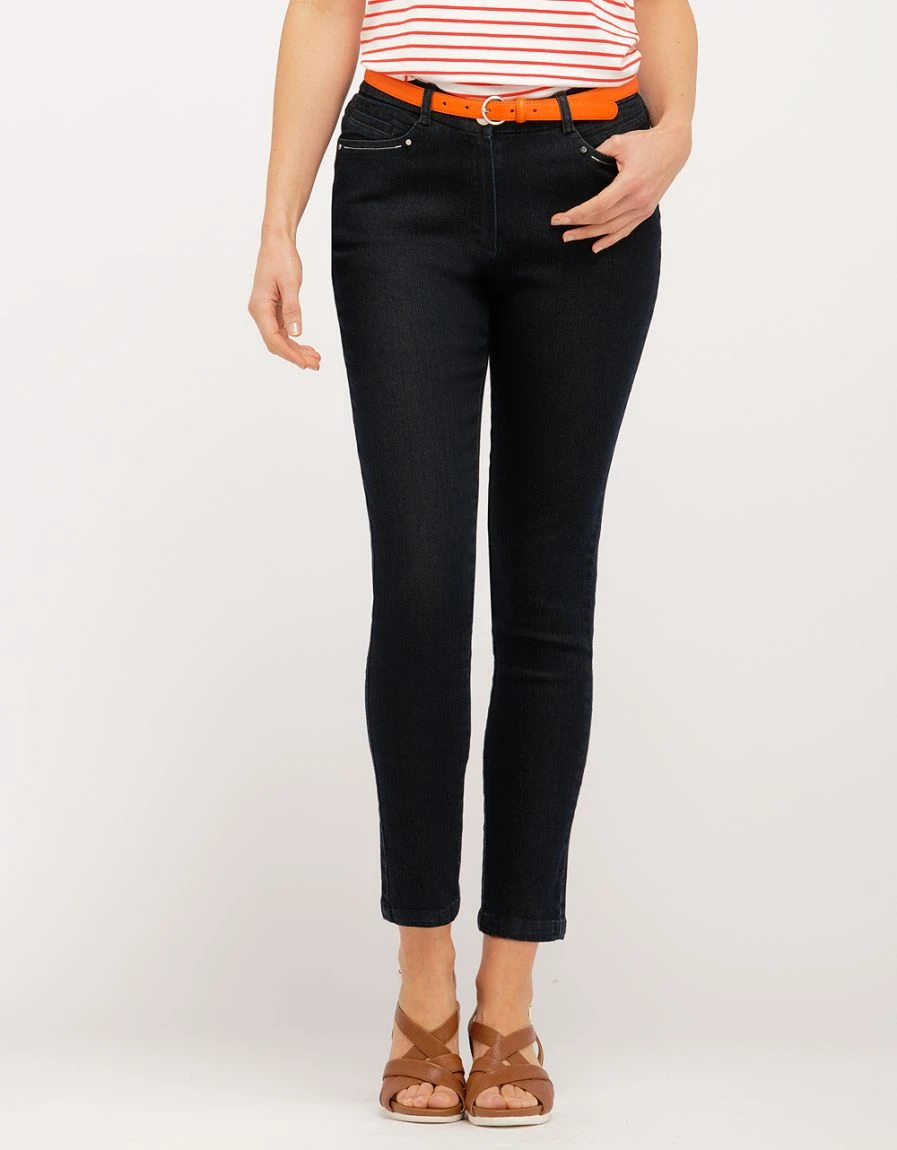Pantalon Slim Jean Bleu 3 Pantalon Slim Jean Bleu