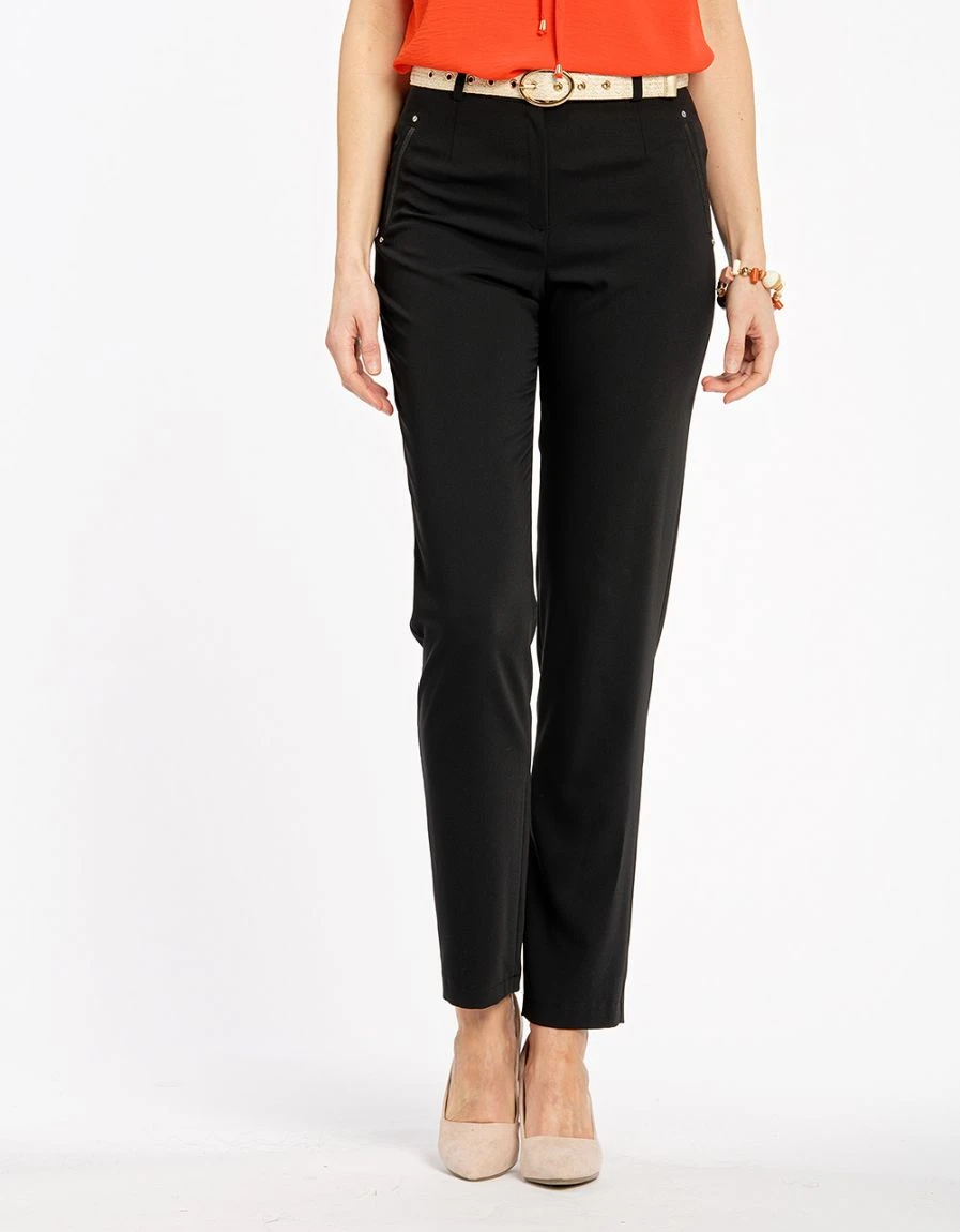 Pantalon Noir City Chic 3 Pantalon Noir City Chic