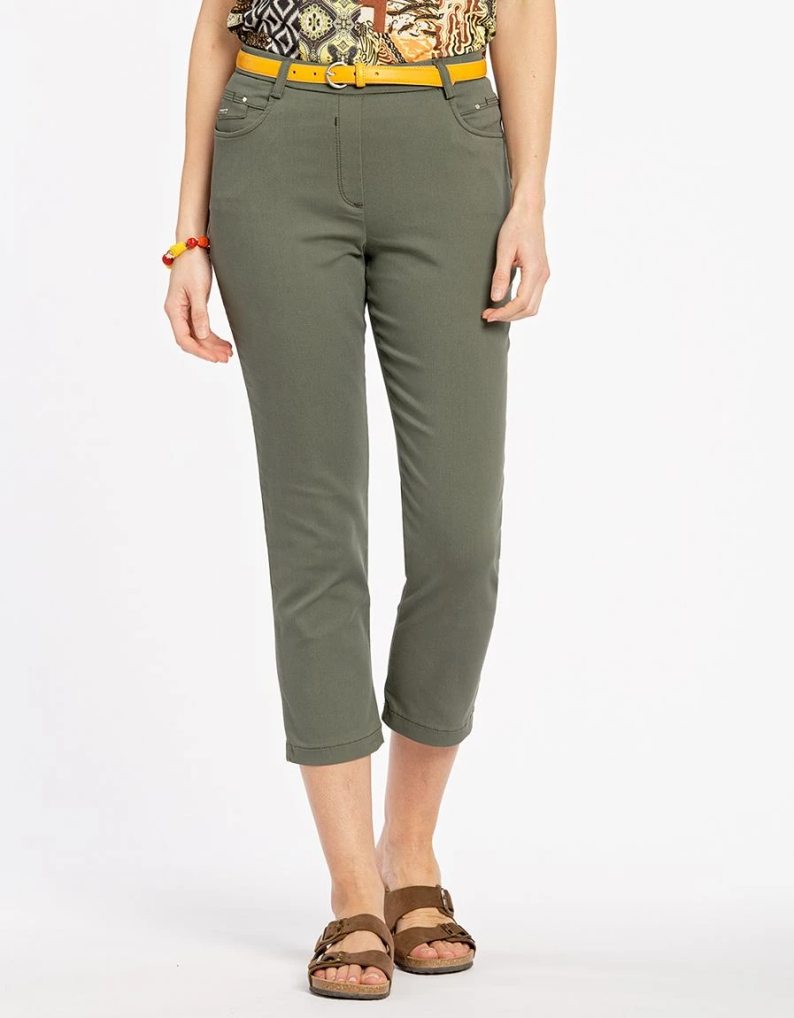 Pantacourt Kaki Stretch 3 Pantacourt Kaki Stretch