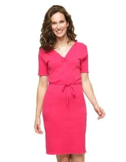 Robe Fuchsia 100% Coton