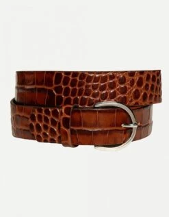 Ceinture 100% Cuir Marron