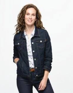 Veste En Jean Bleu Brut