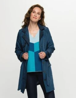 Parka Trench Bleu