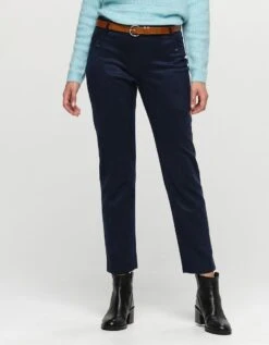 Jegging Suédine Bleu