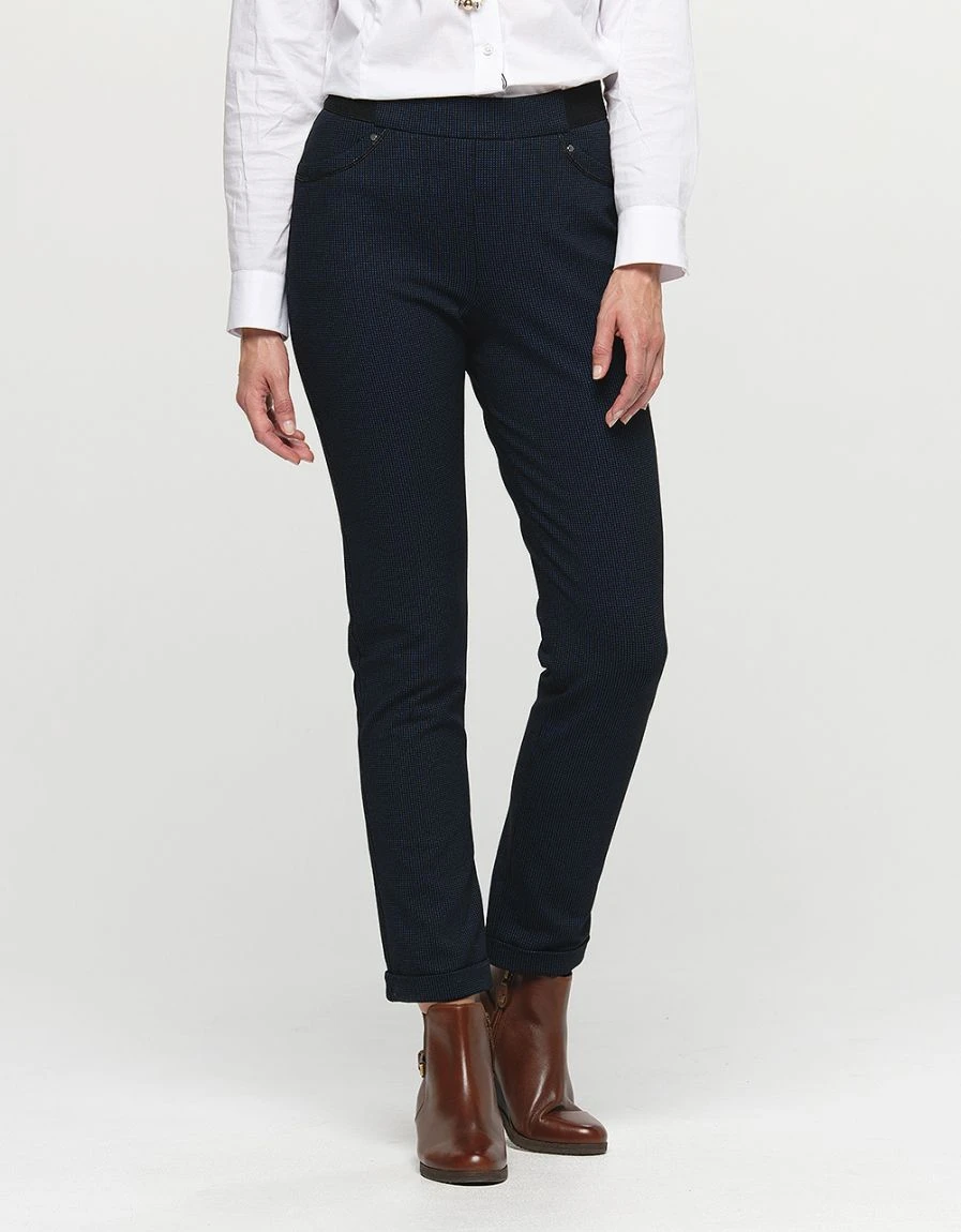 Jegging 7/8e Noir Et Bleu 3 Jegging 7/8e Noir Et Bleu