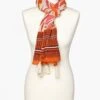 Foulard Orangé Irisé -Meilleur Vêtement Magasin image1 23ec9058040