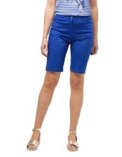 Bermuda Coton Bleu Roi