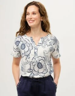 Chemisier 100% Lin Blanc