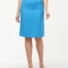 Jupe Bleu Droite Chic 1 Jupe Bleu Droite Chic -Meilleur Vêtement Magasin image1 23ed4706086