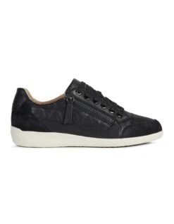 Baskets Cuir Noir
