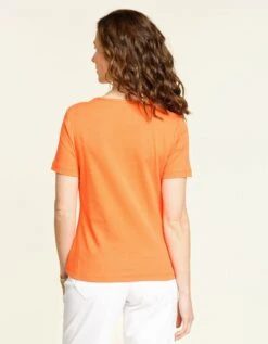 T-shirt 100% Coton Orange 8 T-shirt 100% Coton Orange -Meilleur Vêtement Magasin image2 20eb4800040