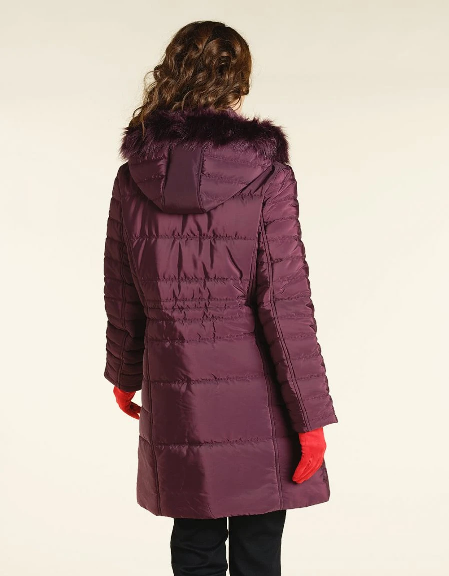 Doudoune Longue Prune 4 Doudoune Longue Prune – Image 2