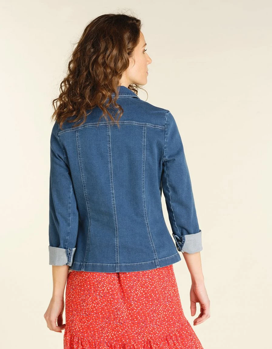 Veste En Jean Stretch 4 Veste En Jean Stretch – Image 2