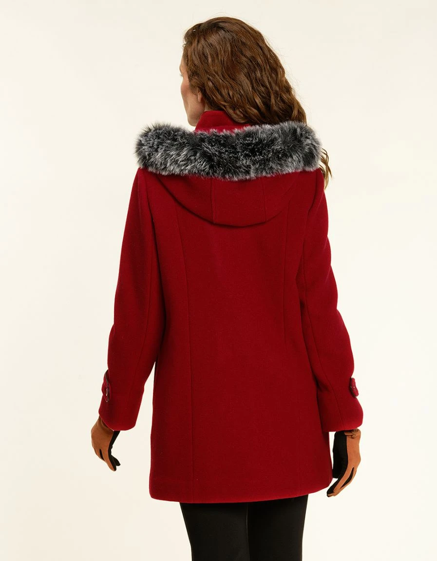 Manteau Laine Rouge 4 Manteau Laine Rouge – Image 2