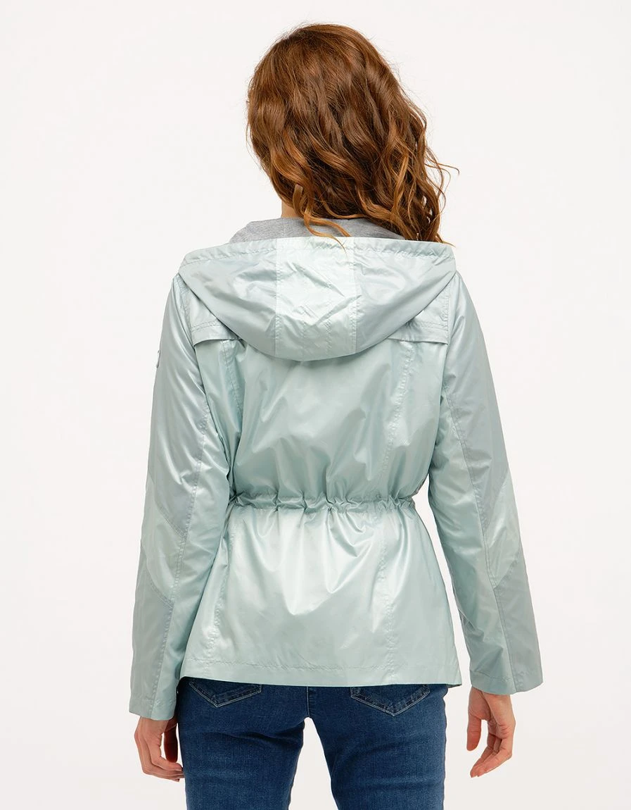 Parka Courte Vert Clair 4 Parka Courte Vert Clair – Image 2