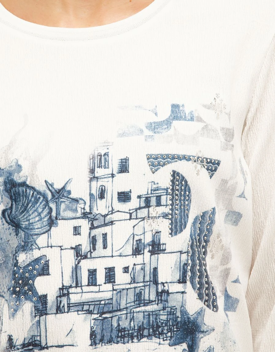 Blouse Crêpe écrue 4 Blouse Crêpe écrue – Image 2