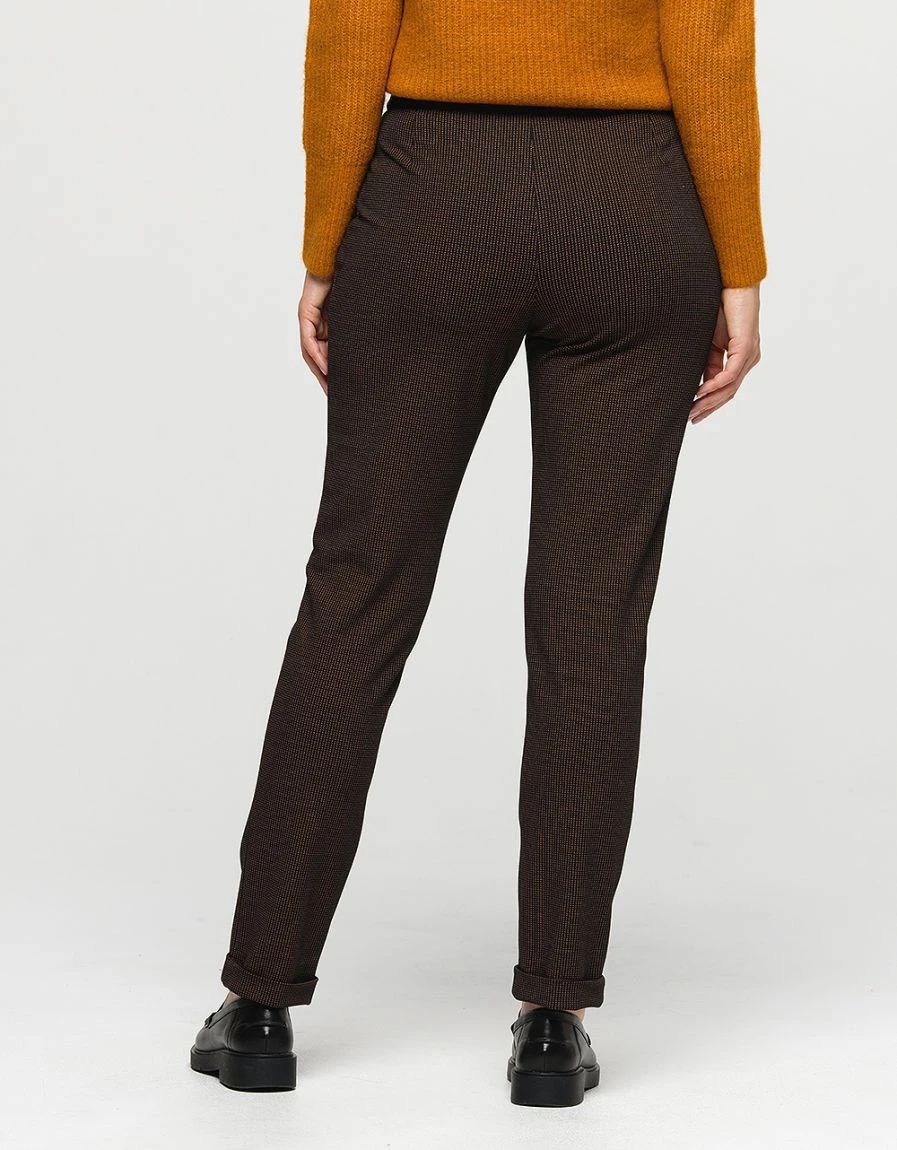 Jegging 7/8e Noir Et Ocre 4 Jegging 7/8e Noir Et Ocre – Image 2