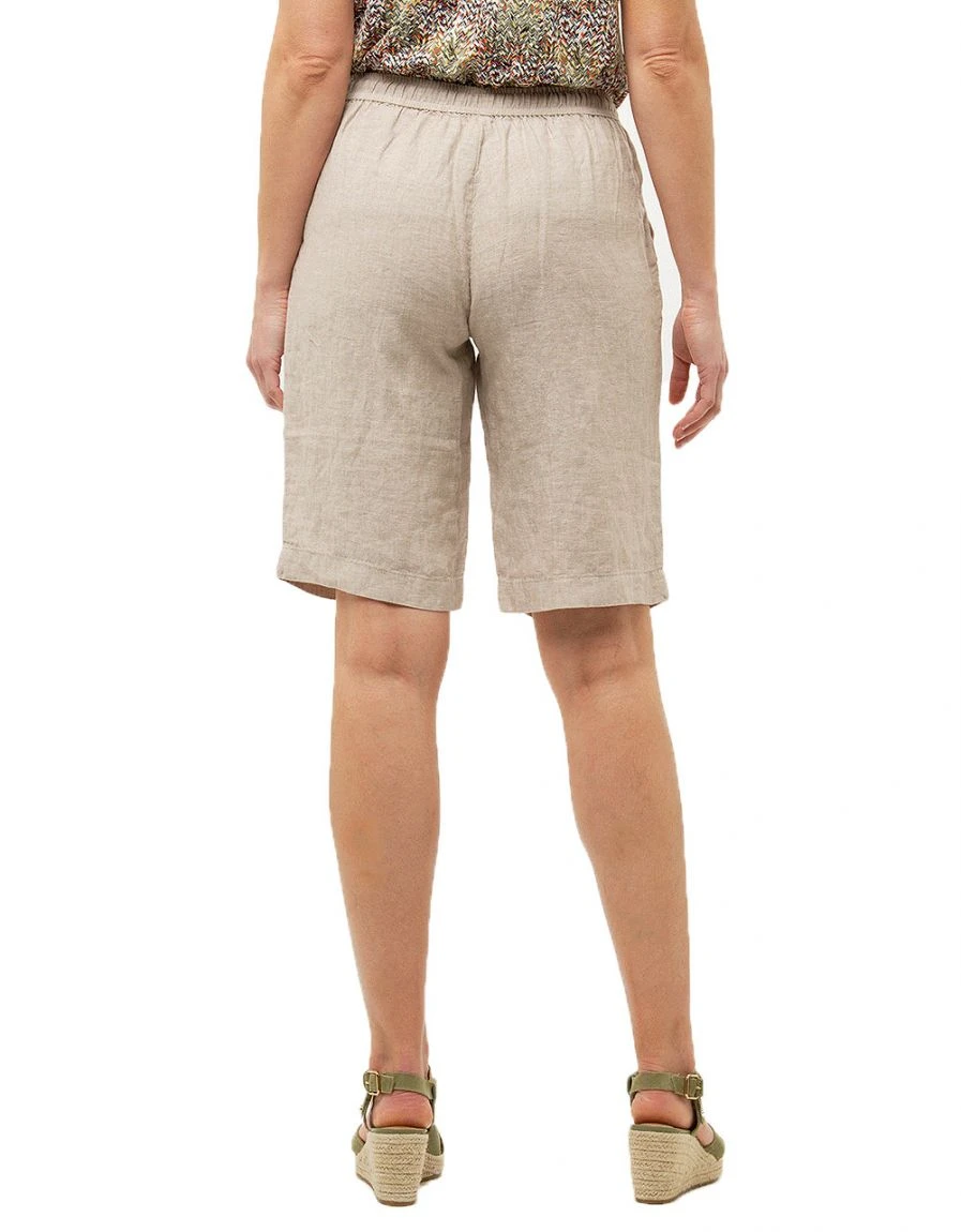 Bermuda Beige 100% Lin 4 Bermuda Beige 100% Lin – Image 2