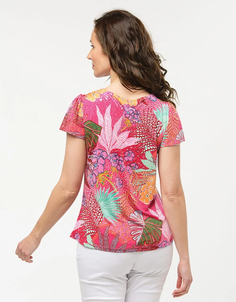 T-shirt Tropical Fuchsia 4 T-shirt Tropical Fuchsia – Image 2