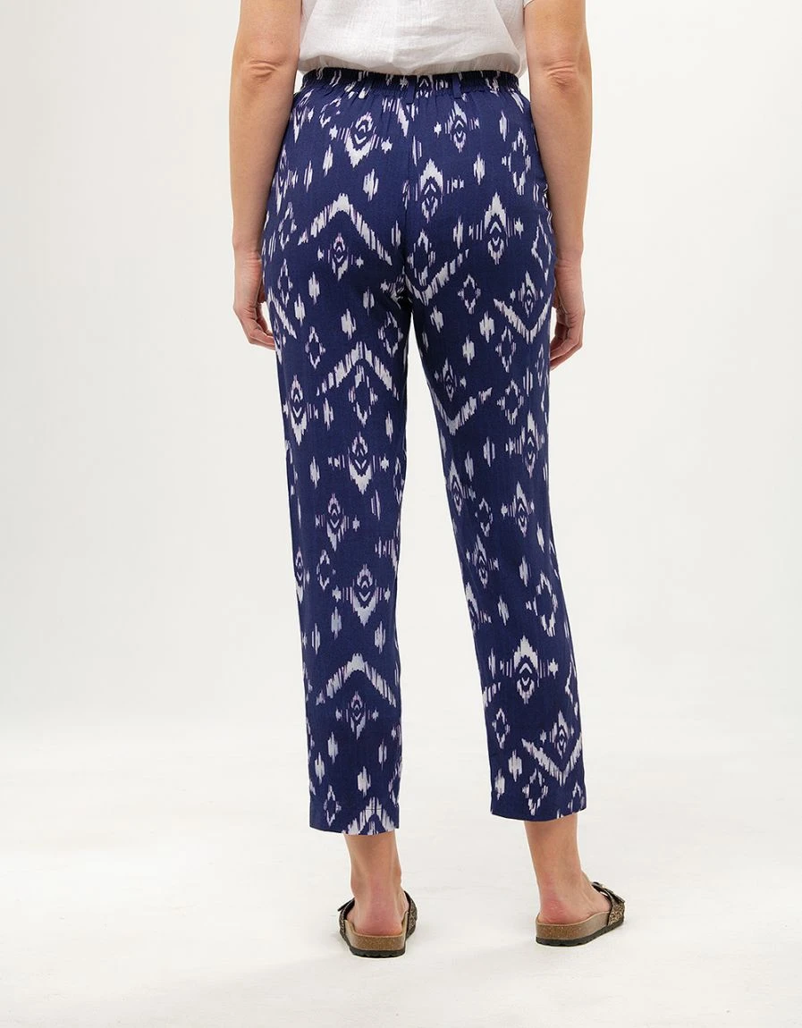 Pantalon Fluide Bleu 4 Pantalon Fluide Bleu – Image 2