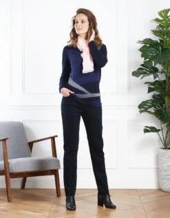 Pantalon Droit Marine -Meilleur Vêtement Magasin image3 18ha4540021