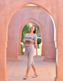 Corsaire Stretch Gris -Meilleur Vêtement Magasin image3 19eb0444026