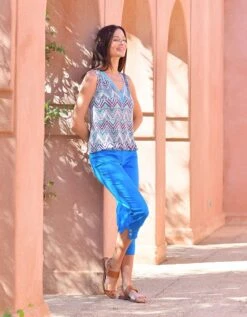 Pantacourt Ville Bleu -Meilleur Vêtement Magasin image3 19eb0461080