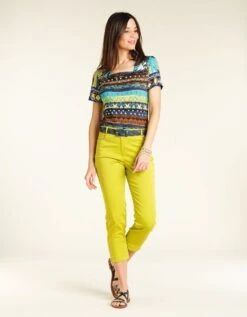 Pantacourt Stretch Vert -Meilleur Vêtement Magasin image3 20eb4557188