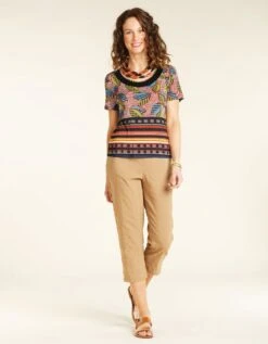 Pantacourt Large Camel -Meilleur Vêtement Magasin image3 20eb4585066