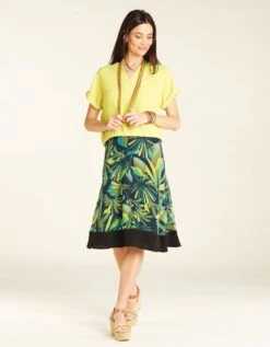 Jupe évasée Imprimée -Meilleur Vêtement Magasin image3 20eb4589050