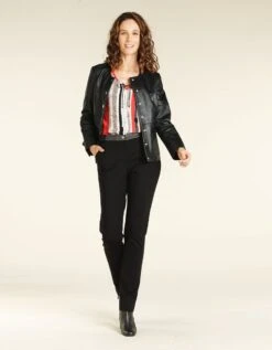 Pantalon Noir Chevrons 9 Pantalon Noir Chevrons -Meilleur Vêtement Magasin image3 20hc0206020