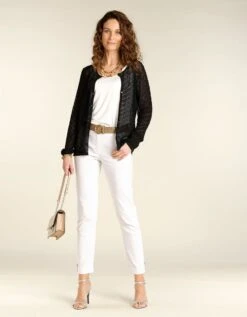 Gilet Noir Ajouré -Meilleur Vêtement Magasin image3 21ec2287020